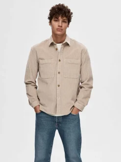 Selected Paitatakit|Kaikki Paidat>miesten paita, K PEDER CORDUROY OVERSHIRT