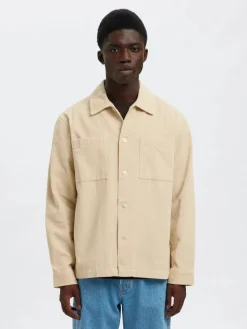 Selected Paitatakit|Kaikki Paidat>miesten paitatakki, SLHREGTATE CORD OVERSHIRT