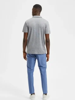 Selected Pikeepaidat|Kaikki Paidat>Miesten Pikeepaita LEROY COOLMAX NOS VIILENTÄVÄ PIKEE Harmaa Kuosi