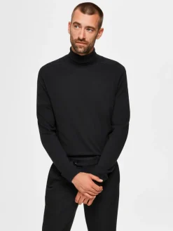 Selected Neulepuserot|Kaikki Neuleet>Miesten Pooloneule Berg Roll Neck,