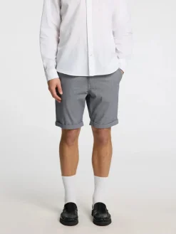 Selected Shortsit|Kaikki Housut Ja Farkut>Miesten Shortsit, SLIM LUTON FLEX SHORTS Sininen Kuosi