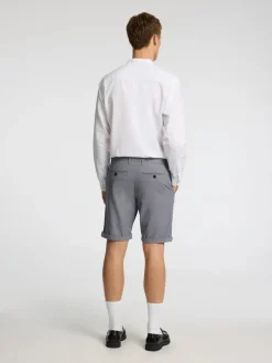 Selected Shortsit|Kaikki Housut Ja Farkut>Miesten Shortsit, SLIM LUTON FLEX SHORTS Sininen Kuosi