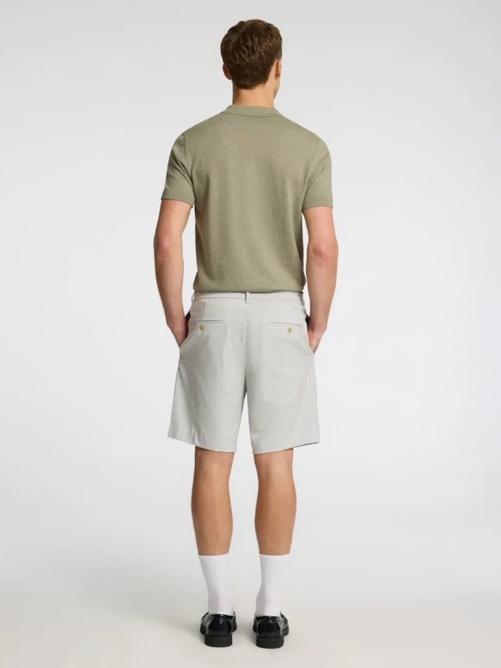 Selected Kaikki Housut Ja Farkut|Shortsit>miesten shortsit, REGULAR LEROY PLEAT SHORTS