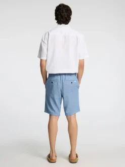 Selected Shortsit|Kaikki Housut Ja Farkut>miesten shortsit, COMFORT BRODY LINEN SHORTS