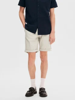Selected Shortsit|Kaikki Housut Ja Farkut>Miesten Shortsit, SLIM LUTON FLEX SHORTS