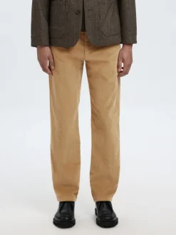 Selected Chinot Ja Kangashousut|Suorat Housut>miesten suorat housut Straight Miles vakosamettihousut,