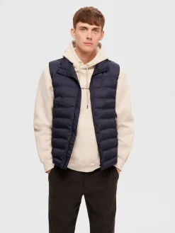 Selected Talvitakit|Kevättakit>miesten toppaliivi, BARRY QUILTED GILET
