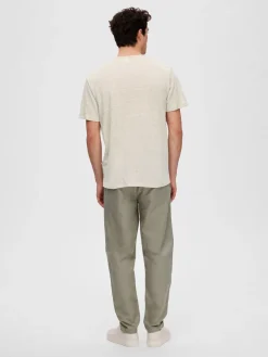 Selected T-Paidat|Kaikki Paidat>Miesten T-Paita, BET LINEN SS O-NECK