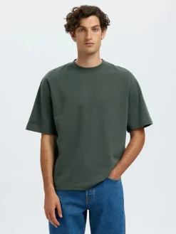 Selected T-Paidat|Kaikki Paidat>miesten t-paita, LOOSE OSCAR SS O-NECK