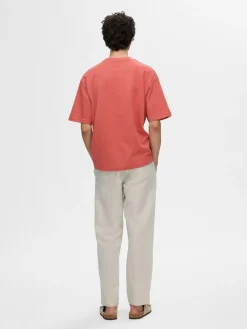 Selected T-Paidat|Kaikki Paidat>miesten t-paita, LOOSE OSCAR SS O-NECK