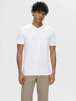 Selected T-Paidat|Kaikki Paidat>Miesten T-paita, Pima Ss V-neck
