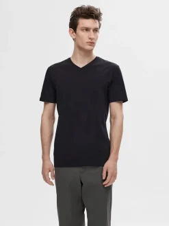 Selected T-Paidat|Kaikki Paidat>Miesten T-paita, Pima Ss V-neck