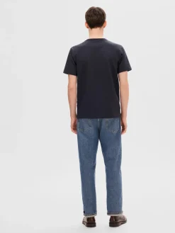 Selected T-Paidat|Kaikki Paidat>miesten t-paita, SANDER SEERSUCKER SS O-NECK