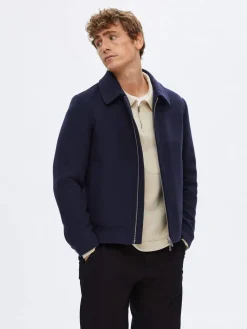 Selected Talvitakit|Kevättakit>Miesten Villakangastakki, FILIP WOOL JACKET