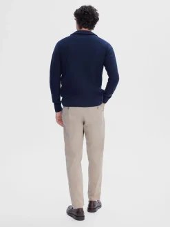 Selected Neulepuserot|Kaikki Neuleet>neule, AXEL LS KNIT HALF ZIP