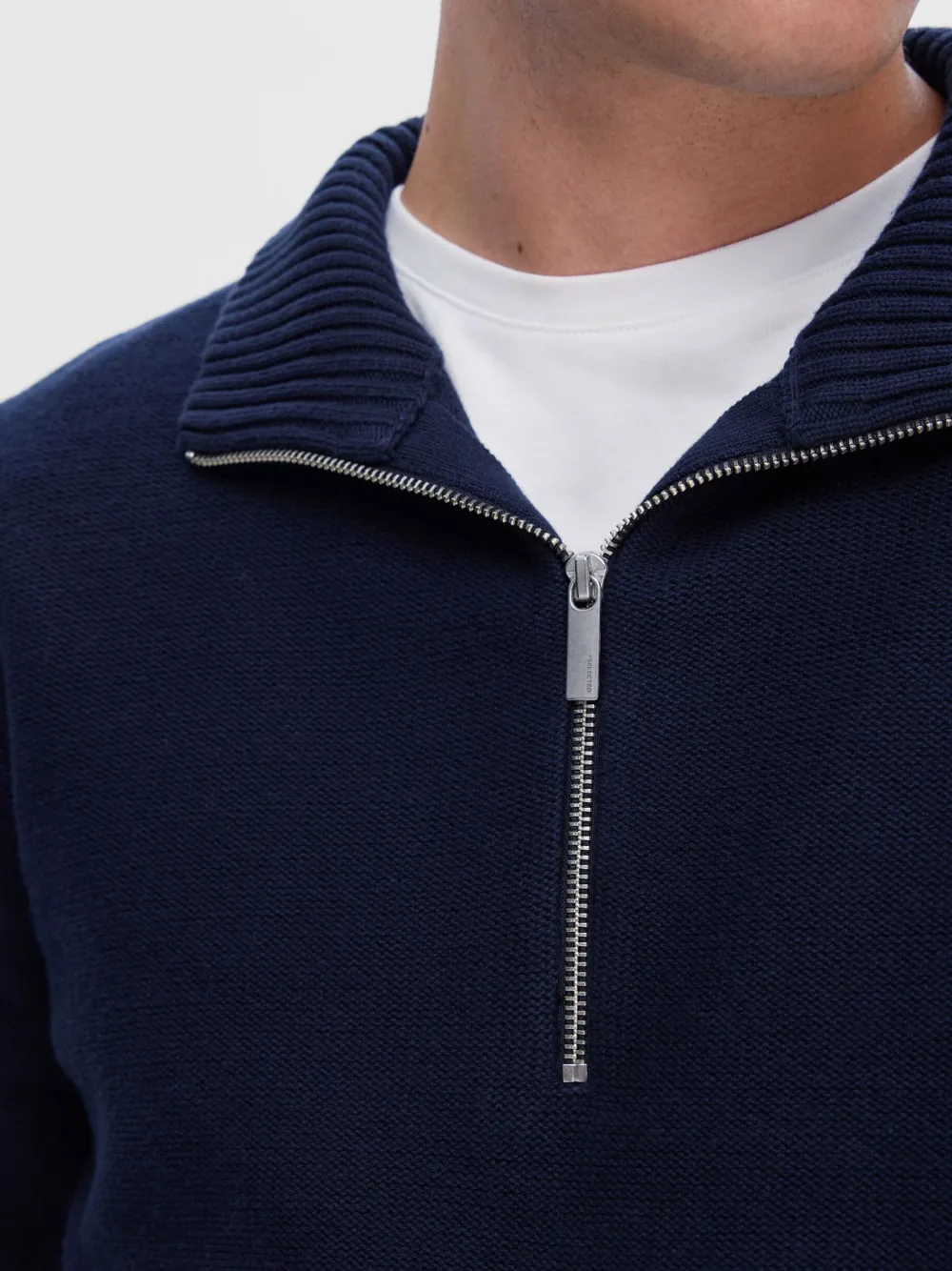 Selected Neulepuserot|Kaikki Neuleet>neule, AXEL LS KNIT HALF ZIP