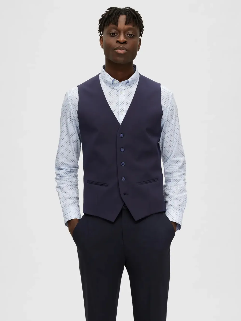 Selected Miesten Pukuliivit|Kaikki Puvut Ja Bleiserit>Pukuliivi, LIAM VEST FLEX