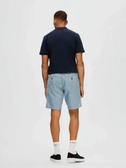 Selected Shortsit|Kaikki Housut Ja Farkut>shortsit, COMFORT BRODY LINEN SHORTS