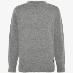 Signal Neulepuserot|Kaikki Neuleet>miesten neulepusero KosmusSI wool crewneck, vaaleanharmaa