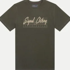 Signal T-Paidat|Kaikki Paidat>Miesten T-Paita, K LIMASI FRONT PRINT TEE Armeijanvihreä