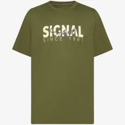 Signal T-Paidat|Kaikki Paidat>miesten t-paita, OWEN PRINT TEE Armeijanvihreä