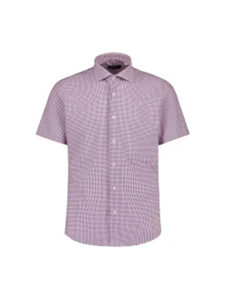 Sinnuu Kauluspaidat|Kaikki Paidat>Miesten Kauluspaita, Performance Shirt SS TRA08-03 Kuosi, Punainen