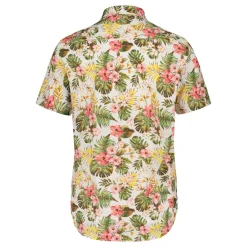 Sinnuu Kauluspaidat|Kaikki Paidat>Miesten Kauluspaita, Technical Performance Shirt SS California, Vihreä Monivärinenkuosi