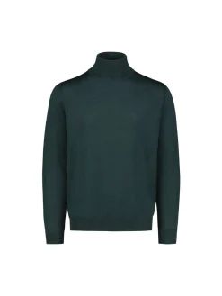 Sinnuu Neulepuserot|Kaikki Neuleet>miesten pooloneule Rollneck Merino Wool Made in Italy,