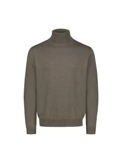 Sinnuu Neulepuserot|Kaikki Neuleet>miesten pooloneule Rollneck Merino Wool Made in Italy,