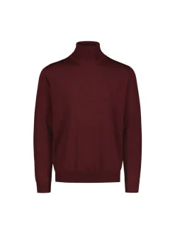 Sinnuu Neulepuserot|Kaikki Neuleet>miesten pooloneule Rollneck Merino Wool Made in Italy,