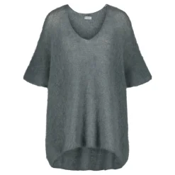 Sinnuu Kaikki Paidat|Neulepuserot>Naisten Neule, AVA MOHAIR NEULE Grafiitti