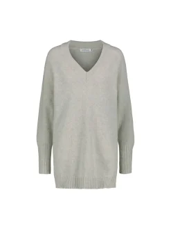 Sinnuu Kaikki Paidat|Neulepuserot>Naisten Neule, KAY VILLANEULE MADE IN FINLAND Vaaleanharmaa