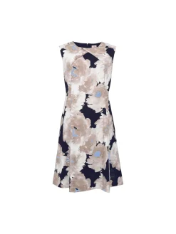 S.T.I Mekot|Kaikki Mekot Ja Hameet>naisten mekko, CAMBRIA DRESS 100CM Beige Kuosi