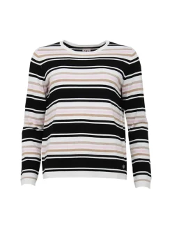 S.T.I Kaikki Paidat|Neulepuserot>naisten neulepusero Bess Stripe Knit, a
