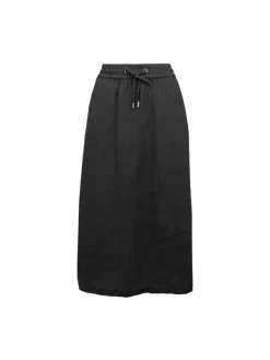 S.T.I Hameet|Kaikki Mekot Ja Hameet>naisten pellavahame, HELVI SKIRT 82CM