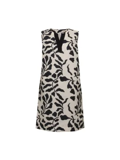 S.T.I Mekot|Kaikki Mekot Ja Hameet>naisten pellavamekko, CARA DRESS 94CM Beige Kuosi