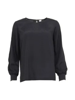 S.T.I Puserot|Kaikki Paidat>Naisten Pusero KRISTY BLOUSE BLACK