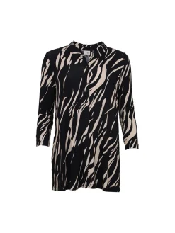 S.T.I Tunikat|Kaikki Paidat>naisten tunika, FERRE TRICOT TUNIC Beige Kuosi