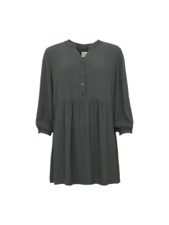 S.T.I Tunikat|Kaikki Paidat>naisten tunika, KASANDRA TUNIC 84CM Armeijanvihreä
