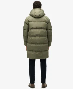 Superdry Talvitakit|Toppatakit>Miesten Toppatakki, Hooded Sports Puffer Mid Jkt Armeijanvihreä