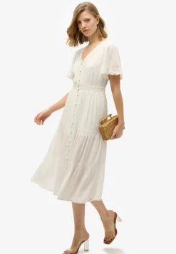 Superdry Mekot|Kaikki Mekot Ja Hameet>naisten mekko, Ibiza S/s Midi Tea Dress