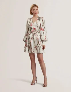 Ted Baker Mekot|Kaikki Mekot Ja Hameet>naisten mekko, CUIABA neck Mini Dress