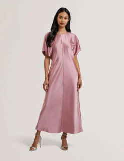 Ted Baker Kaikki Mekot Ja Hameet|Mekot>naisten mekko, FIANAA Slouch Sleeve Waisted Column Dres