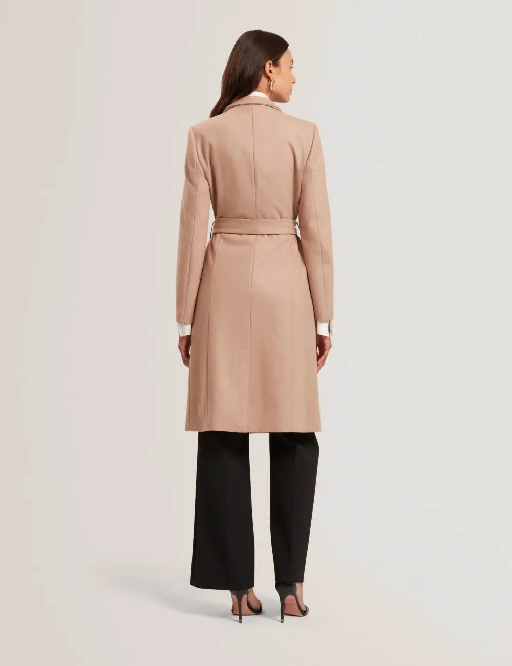 Ted Baker Talvitakit|Villakangastakit>naisten villakangastakki, ROSE MID LENGHT BELTED WOOL COAT
