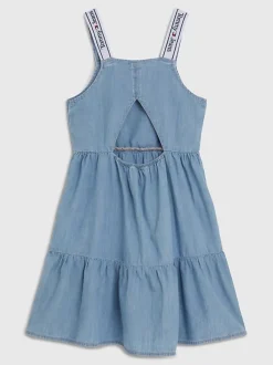 Tommy Hilfiger Childrenswear Mekot|Kaikki Mekot, Hameet Ja Jumpsuitit>mekko, LYOCELL STRAP DENIM DRESS