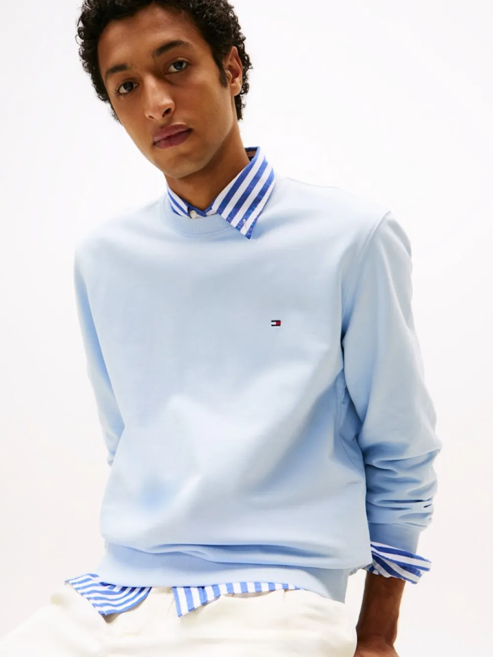 Tommy Hilfiger Collegepaidat|Kaikki Paidat>miesten collegepaita Essential Terry Crewneck,