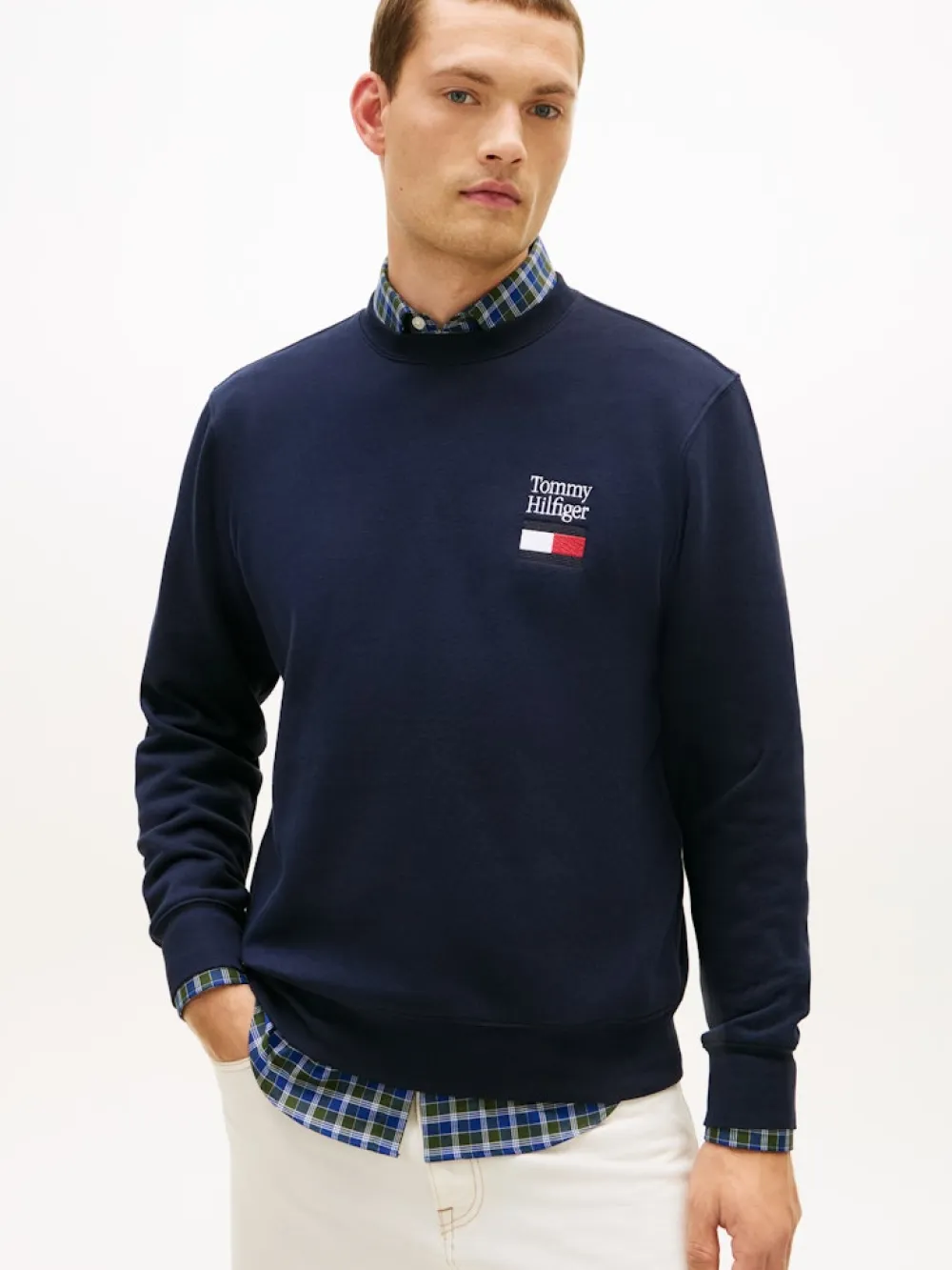 Tommy Hilfiger Collegepaidat|Kaikki Paidat>miesten collegepaita Tommy Ebro Flag Sweatshirt,