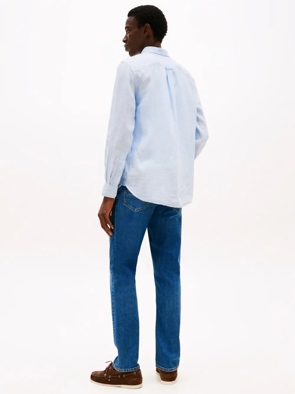 Tommy Hilfiger Kauluspaidat|Kaikki Paidat>Miesten Kauluspaita, PIGMENT DYED LINEN SOLID