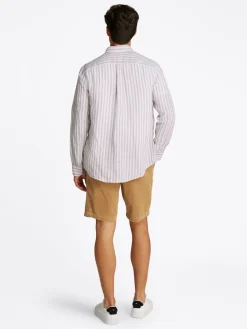 Tommy Hilfiger Kauluspaidat|Kaikki Paidat>miesten kauluspaita, LINEN ESSENTIAL STRIPE RFSHIRT