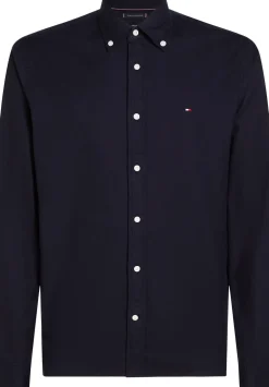 Tommy Hilfiger Kauluspaidat|Kaikki Paidat>Miesten Kauluspaita, FLEX BRUSHED SOLID RF SHIRT